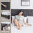 Nestl Wingback Diamond Upholstered Platform Bed-101072303-101072305