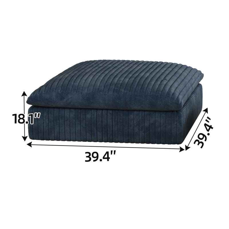 Canapé 39,47 po, Bleu