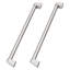 ZLINE Autograph Edition Touchstone Refrigerator Drawer Helix Handles (Set of 2) in Polished Nickel-963839032