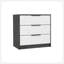 Commode 3 tiroirs Kaia, plateau supérieur-129307401