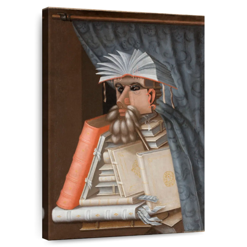 The Librarian, 24" H x 16" W