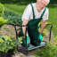 Genouillère pliable verte et banc de siège pliable