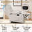 KORSER Recliner Chair, Rocker Recliners For Living Room, Small Recliner For Small Spaces, Fabric Manual Recliners With Side Pockects-926229744-910701822