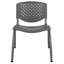 Chaises de vestibule empilables en plastique avec dossiers perforés Oliverson-848270531-809560534
