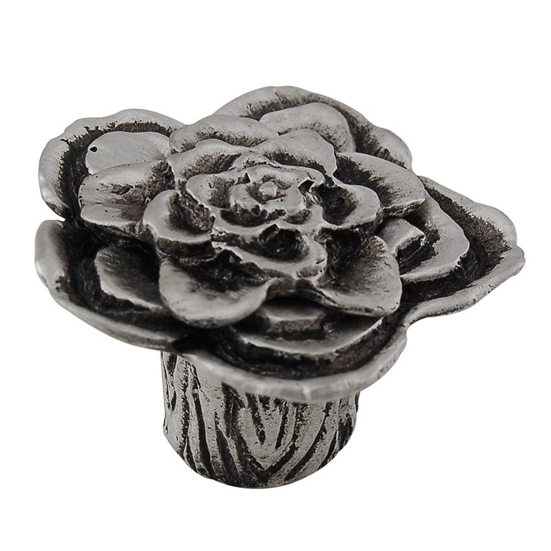 Poignée fantaisie Carlotta, Nickel antique