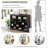 24 Black Shoe Sideboard, Modern For Home Decor Cabinet With , Sleek & Decor, Finish-1236392894