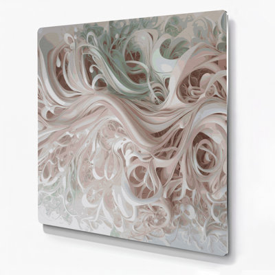 Art mural gris Biomorphic Abstraction 51