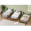 Lit simple en bois avec lit gigogne simple, gris-1369025357