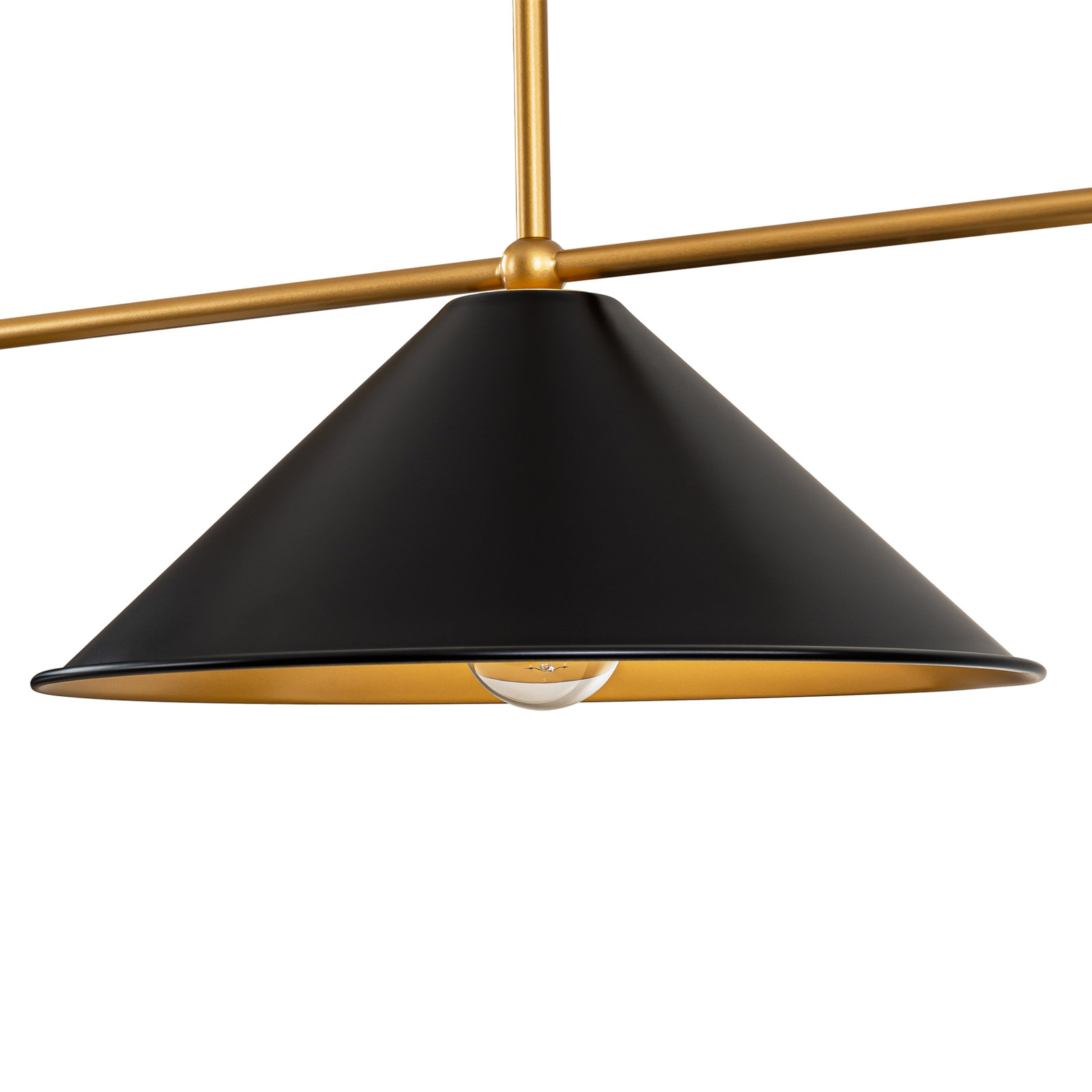 Fairhope Dimmable 3-Light Pendant, Black