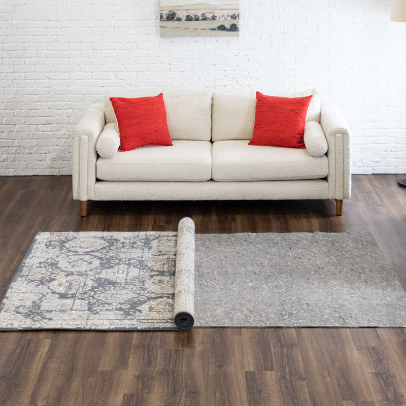 Bottorff Dual Surface 0.33" Non Slip Rug Pad, Rectangle 10' x 14'