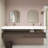 Alysa 84" Wall-Mounted Double Bathroom Vanity Set-71095562