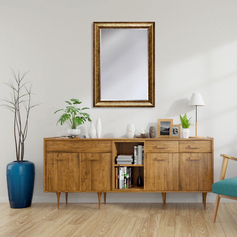 Gori Wood Rectangle Wall Mirror