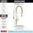 Renaldi Pro Style Commercial Kitchen Faucet, Pull Down Sprayer Kitchen Sink Faucet Polished Nickel-118828330