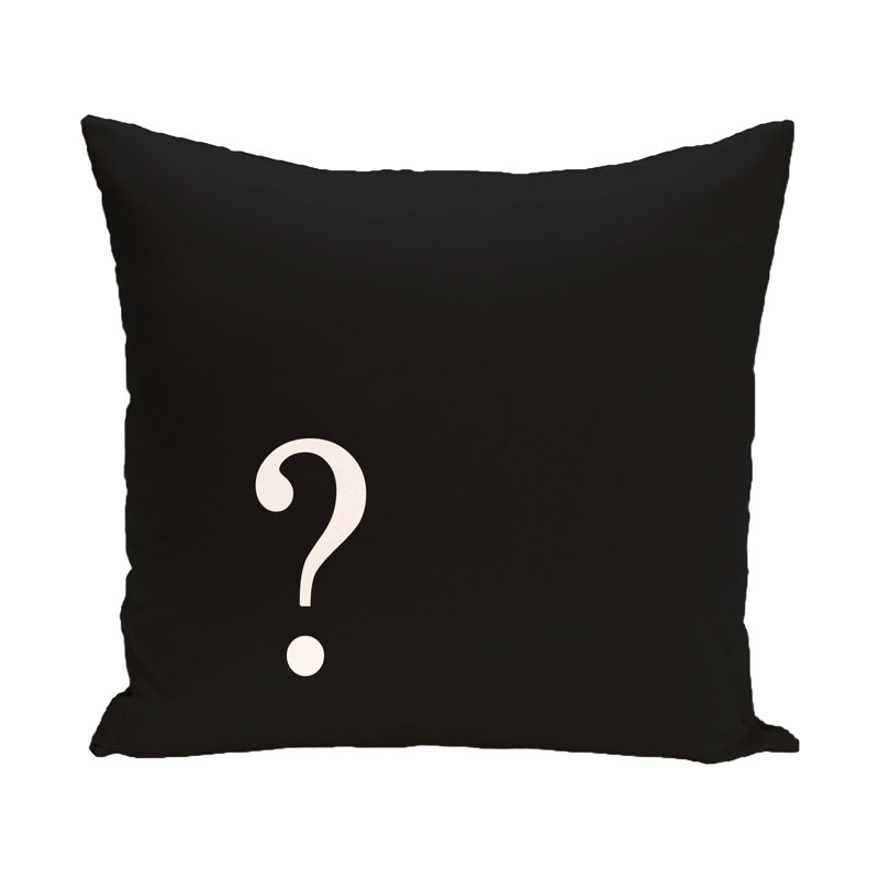 Reversible Throw Pillow, 20" H x 20" W x 2" D