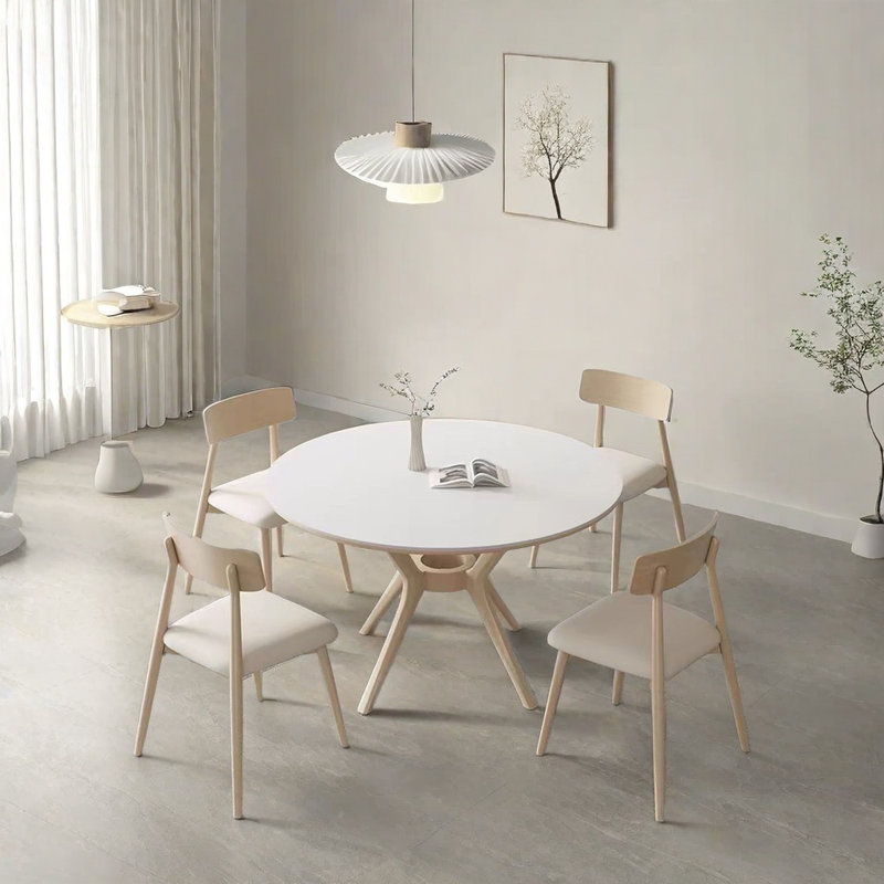 Combinaison de table et de chaise simplifiée, H 29,52 po x L 47,24 po x l 47,24 po