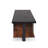 Coalpit Heath Rectangular 2-Drawer TV Stand in Walnut/Black