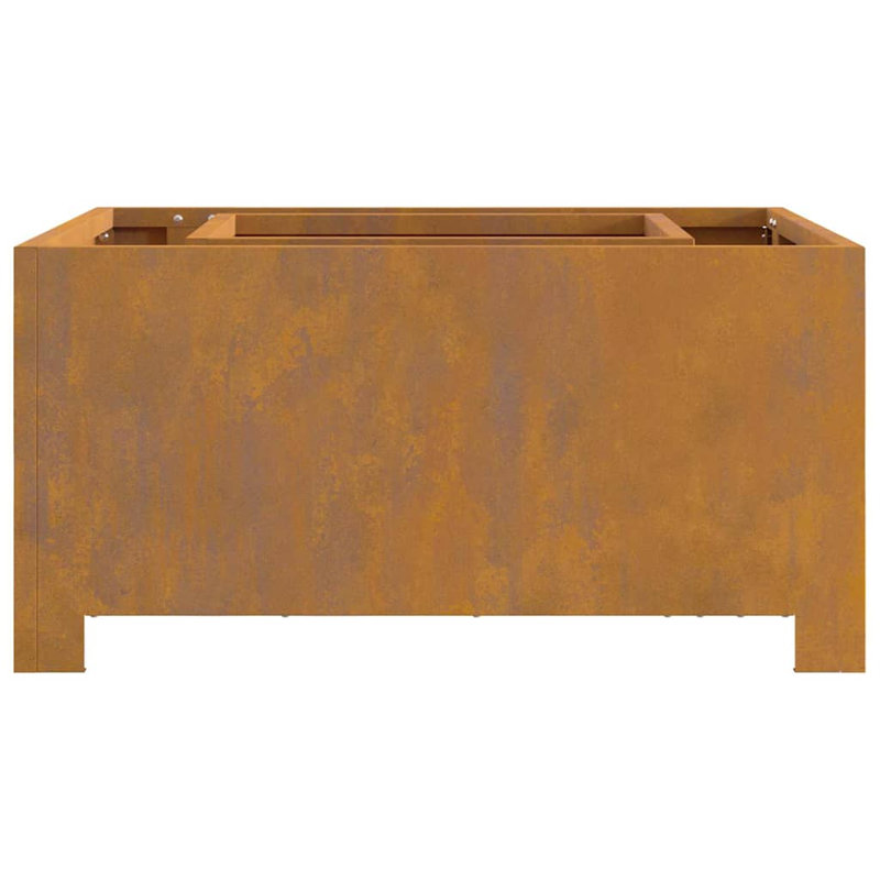 Outdoor Fire Pit, Brown, 30cm H x 60cm W x 60cm D