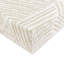 Oat Stripe Quilted Changing Pad Cover In  Muslin Cotton