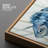 Fishes " Majestic Blue Fish Aquatic Life Watercolor Coastal Nautical Beachy Decor "-98179696-98179695