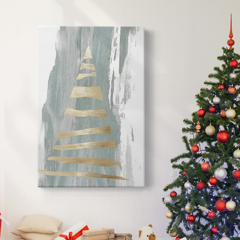 Art des Fêtes de Noël - Toile tendue avec châssis Dcccxxi, H 18 po x l 12 po