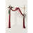  Ling's Moment Flower Arch Decor with Drapes in Romantic Marsala-1987964109