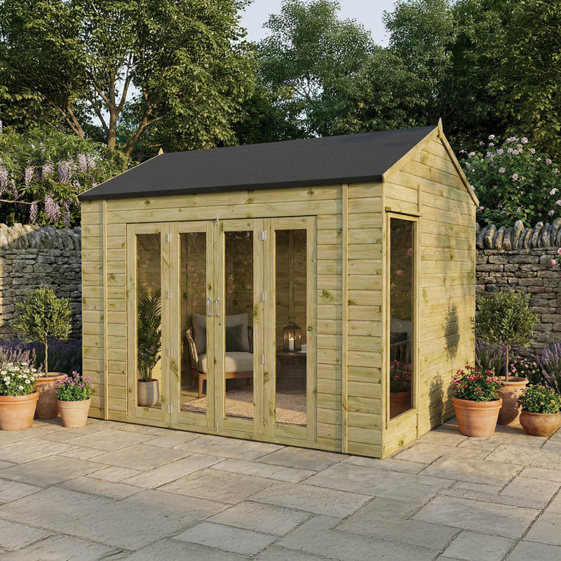 Mercia 10 x 8ft Vermont Summerhouse, Yes