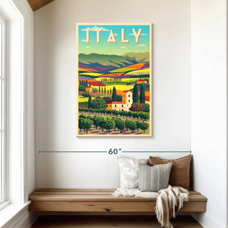 Affiche Alvord, Italie, H 45 po x l 30 po