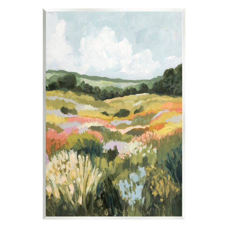 «Vast Meadow Landscape» par Victoria Barnes, H 15 po x l 10 po