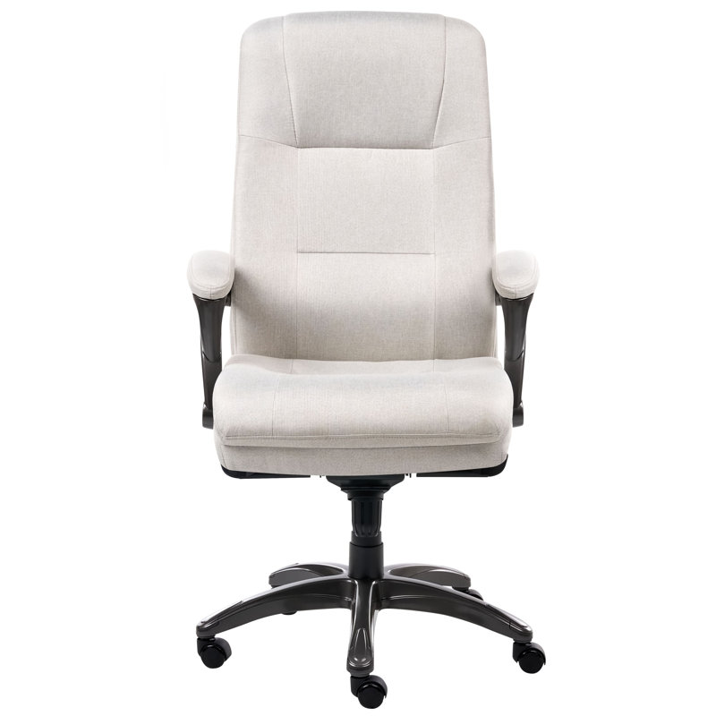 Brayden Studio Linen Office Chair