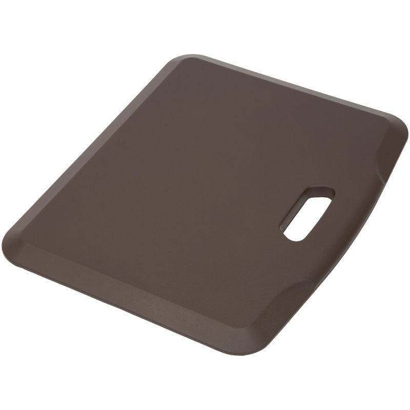 Tapis de chaise rectangulaire, Noir