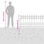 Powder-Coated Steel Fence Panels Included-124587307