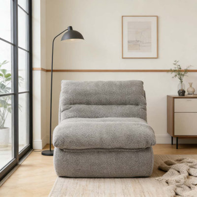 Modern Armchair with Soft Cushioned Seat