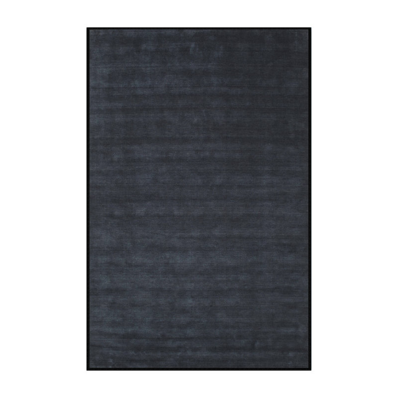Tapis noir/gris zone contemporaine, Rectangle 5 pi x 7 pi