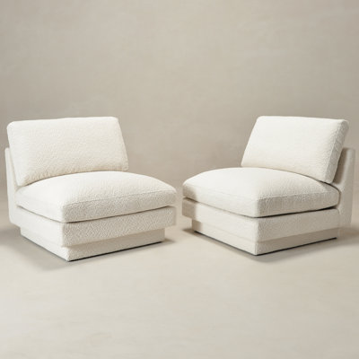 Fauteuil de chambre rembourré Woolf