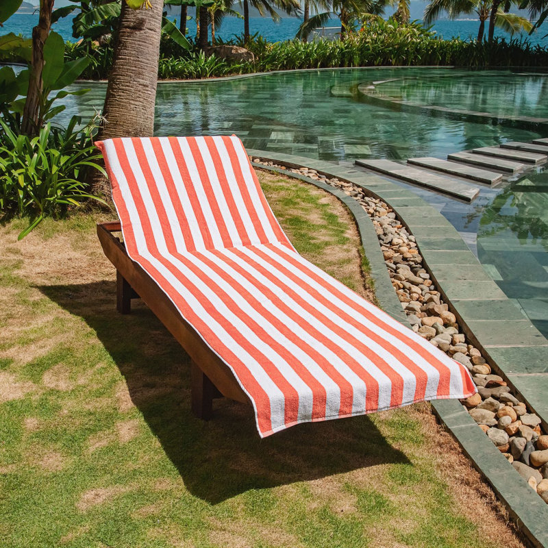 Cabo Cabana Chaise Cover 30x85 (2/Pack), Coral