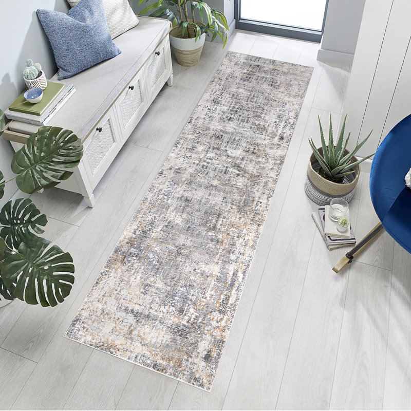Henrica Abstract Indoor Rug, Runner 2'7" x 7'9"