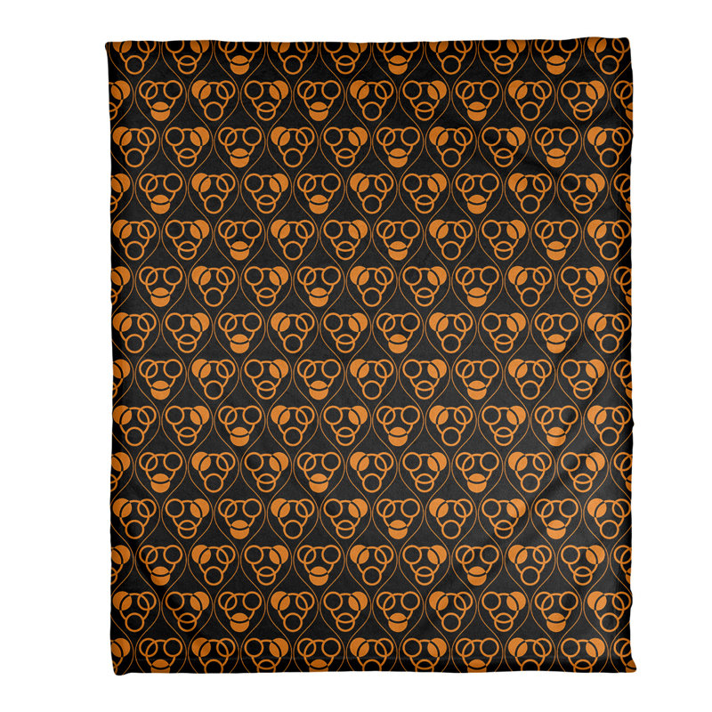 Sewn Throw Blanket, 50" W x 60" L, Yellow