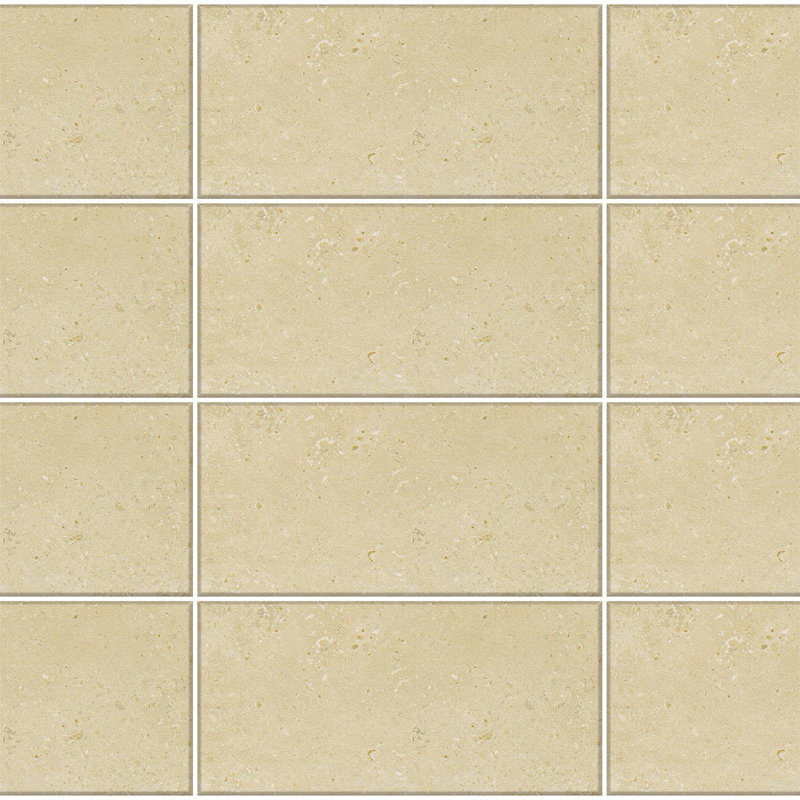 5.5'' W x 11.2'' L Aluminium Film Peel and Stick Subway Tile