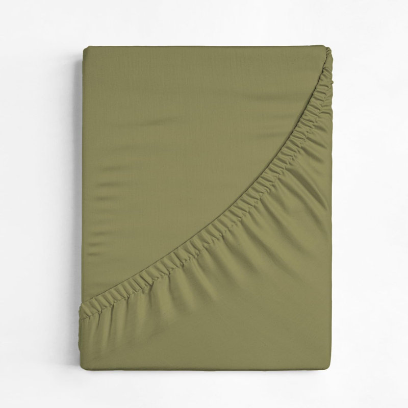 400 Thread Count Cotton Extra Deep Pocket Fitted Sheet - Hotel Luxury Single Fitted Sheet Only - Easily Fits 18" to 24" Mattress
