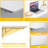 Kulseth 31.5'' W Wall Mouted Floating Desk with Metal Base