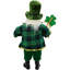Figurine père noël irlandais avec de personnel kringle klaus