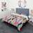 Blue And Pink Waves Striped Pattern Duvet Cover-1110265916