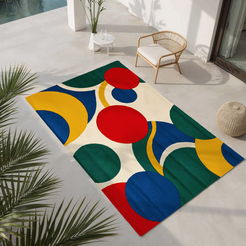 Tapis intérieur et extérieur Frolique Sway, Rectangle 1 pi 6 po x 2 pi 6 po