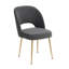 Chaise en velours Rizo Cognac-4605388