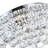16-Inch 5 Light Crystal Flush Mount Ceiling Light in Chrome Finish – Ideal for Bedroom, Powder Room, or Home Office-1108636892-1108636865