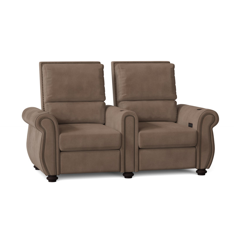 Siège de cinéma inclinable Stallion XL200 (rangée de 2), Sable Smartsuede