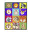«Furry faces animaux», estampe numérique, design par Lynnda Rakos-740330484-740330485