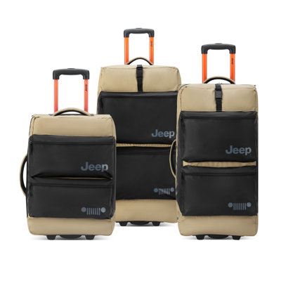 Ensemble de sac de voyage à roulettes 3 pièces Delsey Jeep JSoo6B