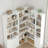 Modular Bookshelf Set: 3-In-1 Customizable Storage Shelf With Doors & Corner Unit, Space-Saving Design-975115655