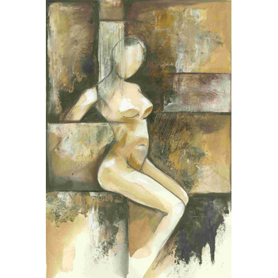 Mini-contemporain assis nue I